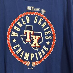 Fanatics Texas Rangers World Series Champions Tee